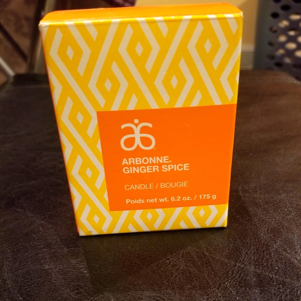 Arbone Ginger Spice Candle- brand new!